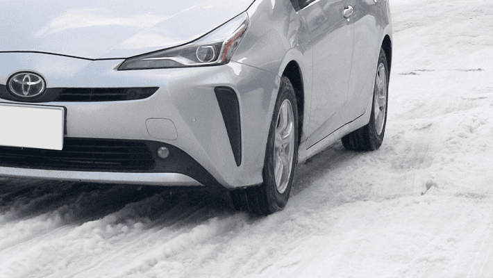 氷雪路面の悪路でも安心して運転可能
