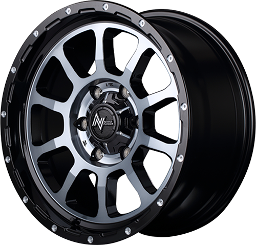 NITRO POWER M10 PERSHING 17x8.0 20 139.7x6 BK/MBKC