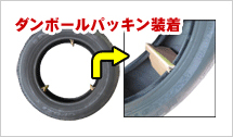段ボールパッキン装着例