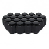 袋ナット 21H M12x1.5 31mm ブラック 20個入 N720