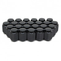 袋ナット 21H M12x1.5 31mm ブラック 24個入 N724