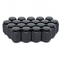 袋ナット 21H M12x1.25 31mm ブラック 20個入 N820