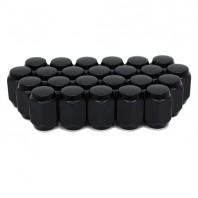 袋ナット 21H M12x1.25 31mm ブラック 24個入 N824