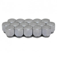 袋ショートナット 21H M12x1.5 25mm メッキ 16個入 N14516