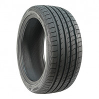 NOVARIS ROHGUE VF 18x8.0 42 114.3x5 BK/RED + MOMO OUTRUN M-3 245/40R18.Z 97Y XL