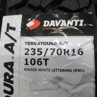 【ｱｳﾄﾚｯﾄ】DavantiTerratouraA/T.RWL 235/70R16 106T