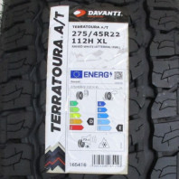 【アウトレット】DavantiTerratourA/T.RWL275/45R22 112H XL