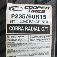 【4本セット】【ｱｳﾄﾚｯﾄ】COOPER COBRA RADIAL G/T 235/60R15 98T