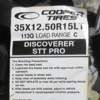 【ｱｳﾄﾚｯﾄ】CooperDiscovererSttPro35x12.50R15113QCLT