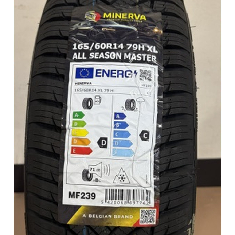 4本セット】【ｱｳﾄﾚｯﾄ】MINERVA AllSeasonMaster165/60R14 79H XL