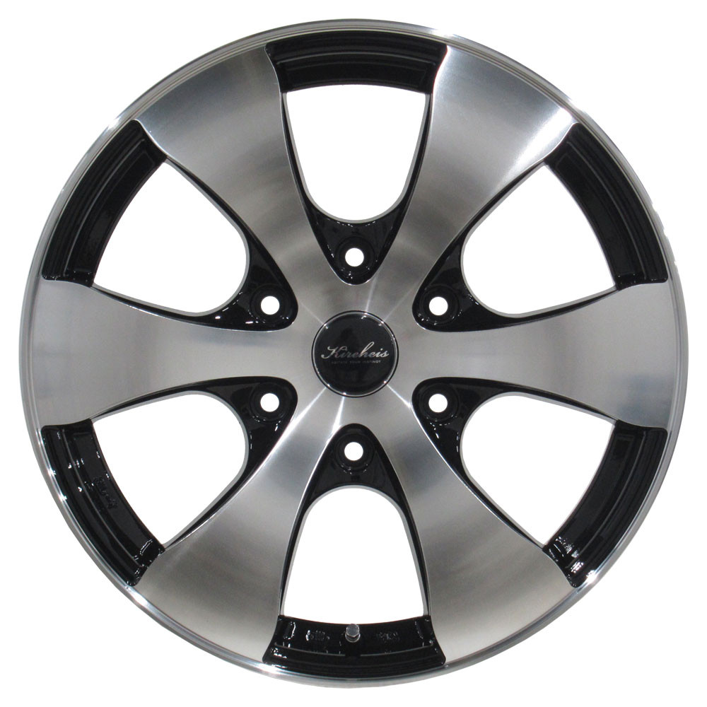 KIRCHEIS VN 17x6.5 38 139.7x6 BK/POLISH 200系専用 - 国内最大級