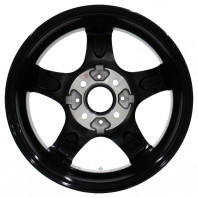 KIRCHEIS S5 15x4.5 43 100x4 BLACK POLISH + NANKANG ESSN-1 155/60R15 74Q スタッドレス