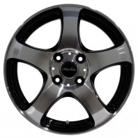 KIRCHEIS S5 15x5.5 50 100x4 BLACK POLISH