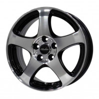 KIRCHEIS S5 15x6.0 50 114.3x5 BLACK POLISH + NANKANG AW-1 195/60R15 88Q ｽﾀｯﾄﾞﾚｽ【ｾｰﾙ品】