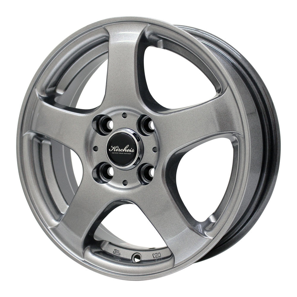 KIRCHEIS S5 13x4.0 35 100x4 METALLIC GRAY + MINERVA 209 145/80R13 75T -  国内最大級！輸入タイヤ＆ホイール通販 AUTOWAY(オートウェイ)