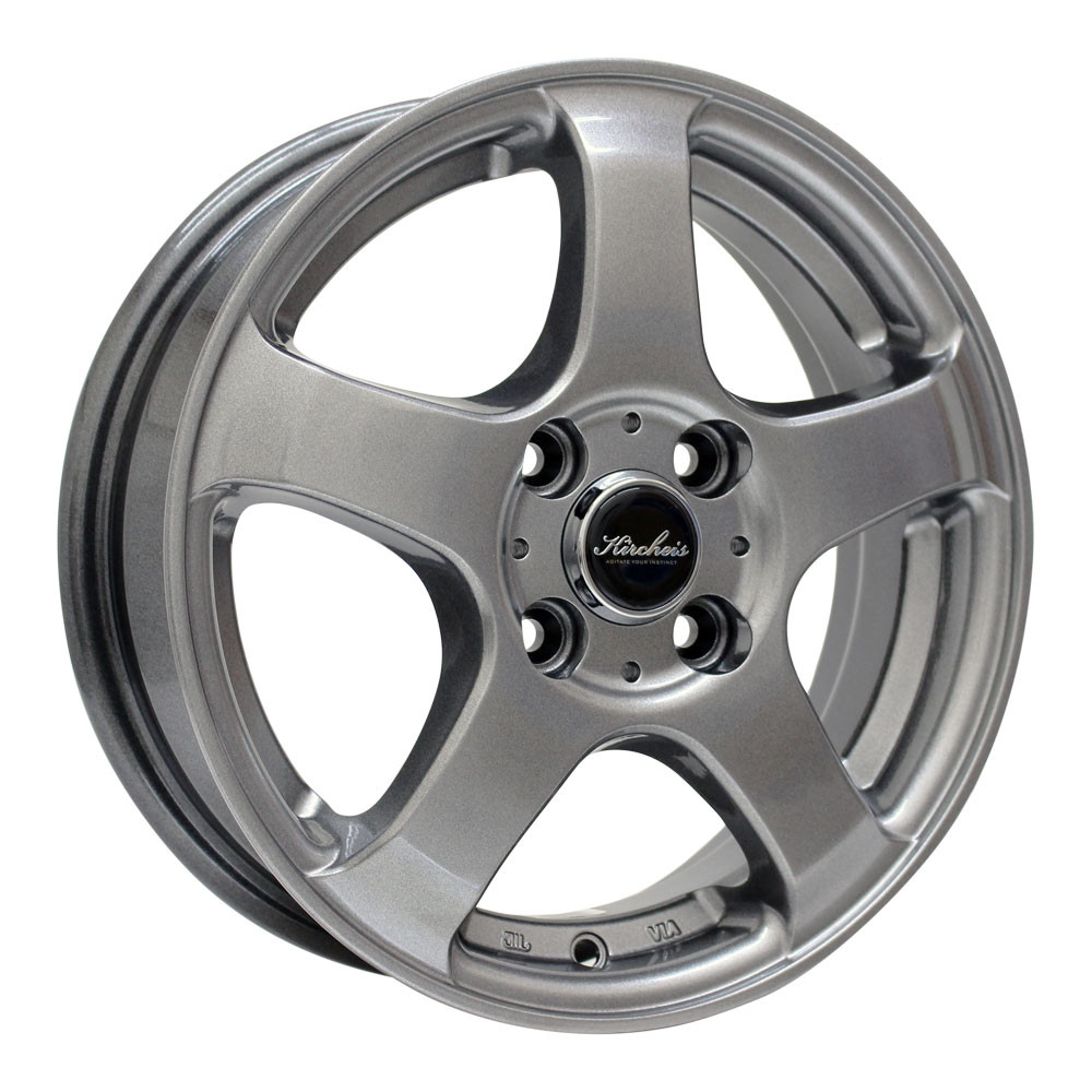 KIRCHEIS S5 14x4.5 43 100x4 METALLIC GRAY - オートウェイ