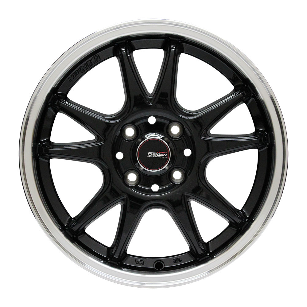 5ZIGEN PRO RACER ZR5-F 14x5.0 45 100x4 BK/ﾘﾑP - オートウェイ