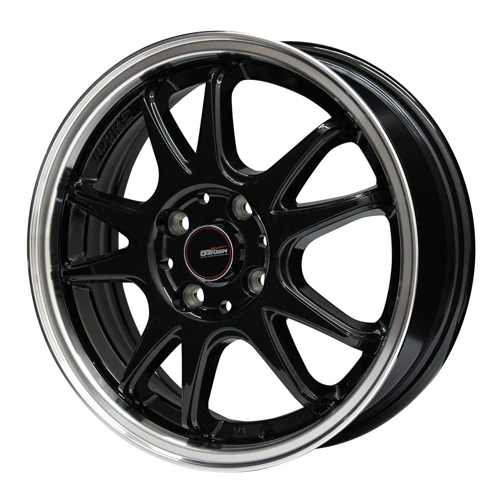 5ZIGEN PRO RACER ZR5-F 14x5.0 45 100x4 BK/ﾘﾑP