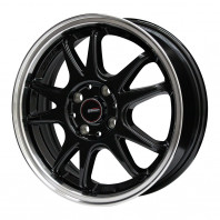 5ZIGEN PRO RACER ZR5-F 15x5.0 45 100x4 BK/ﾘﾑP + NANKANG AW-1 165/55R15 75Q ｽﾀｯﾄﾞﾚｽ