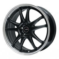 5ZIGEN PRO RACER ZR5-F 17x7.0 45 100x5 BK/ﾘﾑP + NANKANG AW-1 205/45R17 84Q ｽﾀｯﾄﾞﾚｽ