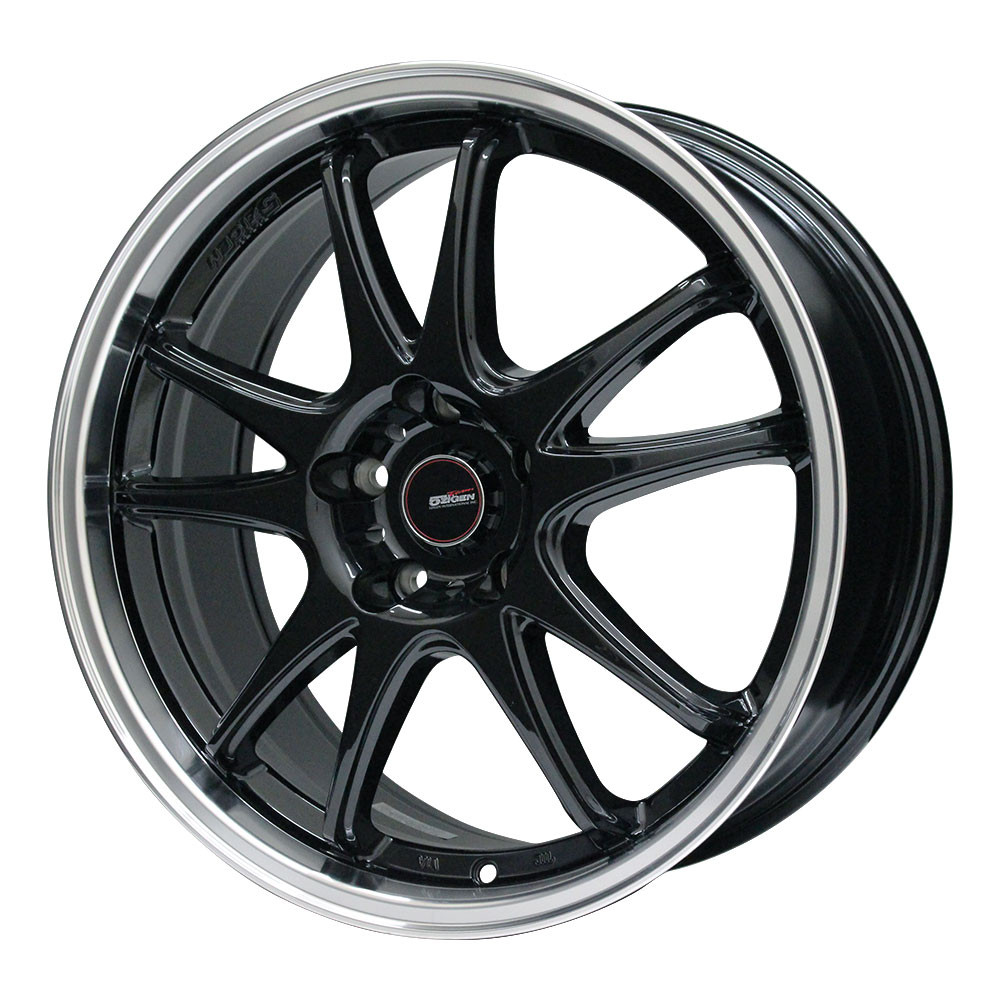 5ZIGEN PRO RACER ZR5-F 18x7.5 45 114.3x5 BK/ﾘﾑP