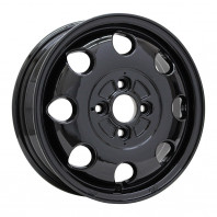 LUMACA MODEL-2 13x4.0 42 100x4 BLACK + NANKANG AW-1 155/65R13 73Q ｽﾀｯﾄﾞﾚｽ