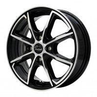 Verthandi PW-S8 13x4.0 45 100x4 BK/POLISH + NANKANG AW-1 155/80R13 79Q ｽﾀｯﾄﾞﾚｽ