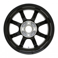 Verthandi PW-S8 13x4.0 45 100x4 BK/POLISH + CEAT EcoDrive 165/70R13 83T XL