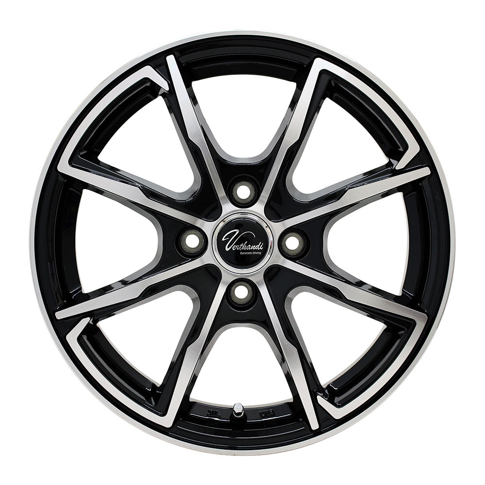 Verthandi PW-S8 14x5.5 43 100x4 BK/POLISH