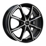 Verthandi PW-S8 14x5.5 43 100x4 BK/POLISH + TRAVELSTAR UN106.WSW 175/70R14 84T 1.1cm