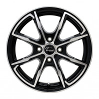 Verthandi PW-S8 14x5.5 43 100x4 BK/POLISH + DUNLOP SP TOURING R1 185/70R14 88S