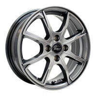 Verthandi PW-S8 15x5.5 43 100x4 METALLIC GRAY + RADAR Dimax ALPINE 185/60R15 88T XL ｽﾀｯﾄﾞﾚｽ