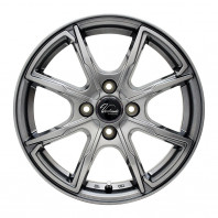 Verthandi PW-S8 15x5.5 43 100x4 METALLIC GRAY + NANKANG AW-1 185/60R15 84Q ｽﾀｯﾄﾞﾚｽ