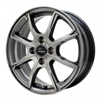 Verthandi PW-S8 15x5.5 43 100x4 METALLIC GRAY + NANKANG AW-1 185/60R15 84Q ｽﾀｯﾄﾞﾚｽ