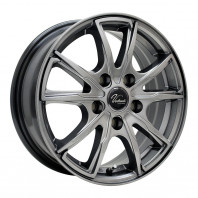 Verthandi PW-S10 15x6.0 45 100x5 METALLIC GRAY + NANKANG AW-1 185/65R15 88Q ｽﾀｯﾄﾞﾚｽ