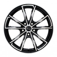 Verthandi PW-S10 17x7.0 38 114.3x5 BK/POLISH + MOMO 4RUN M-4 ALL SEASON 225/45R17 94W XL