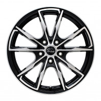 Verthandi PW-S10 17x7.0 48 114.3x5 BK/POLISH + DAVANTI PROTOURA SPORT 225/55R17 101Y XL【ｾｰﾙ品】