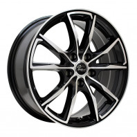 Verthandi PW-S10 17x7.0 53 114.3x5 BK/POLISH + MAXTREK TREK M7 Plus 205/55R17 91T スタッドレス