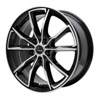 Verthandi PW-S10 17x7.0 53 114.3x5 BK/POLISH + MAXTREK TREK M7 Plus 205/55R17 91T スタッドレス