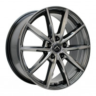LUXALES PW-X2 17x7.0 38 114.3x5 TITANIUM GRAY + CONTINENTAL ContiSportContact 5 225/50R17 94W