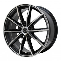 LUXALES PW-X2 17x7.0 53 114.3x5 BK&P/MILLING + HIFLY Win-turi 212 205/55R17 95H XL ｽﾀｯﾄﾞﾚｽ