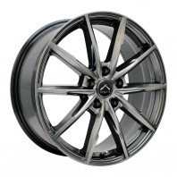 LUXALES PW-X2 18x7.5 48 100x5 TITANIUM GRAY + NANKANG AW-1 225/45R18 95Q XL ｽﾀｯﾄﾞﾚｽ【ｾｰﾙ品】