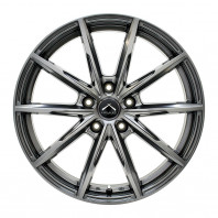 LUXALES PW-X2 18x7.5 48 100x5 TITANIUM GRAY + NANKANG AW-1 225/45R18 95Q XL ｽﾀｯﾄﾞﾚｽ【ｾｰﾙ品】