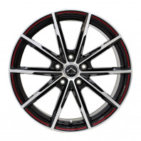 LUXALES PW-X2 18x7.5 53 114.3x5 BK&P/R.MILLING + PIRELLI POWERGY 225/40R18 92Y XL