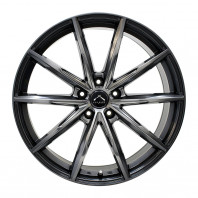 LUXALES PW-X2 19x8.0 38 114.3x5 TITANIUM GRAY + MINERVA F205 245/45R19.Z 102Y XL