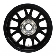 Verthandi YH-M7V 13x4.0 35 100x4 BK/POLISH + GOODYEAR ICE NAVI 7 145/80R13 75Q スタッドレス