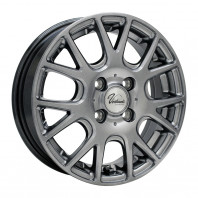 Verthandi YH-M7V 13x5.0 36 100x4 METALLIC GRAY + NANKANG AW-1 155/80R13 79Q スタッドレス