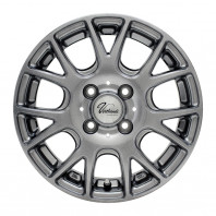Verthandi YH-M7V 13x5.0 36 100x4 METALLIC GRAY + NANKANG AW-1 155/80R13 79Q スタッドレス