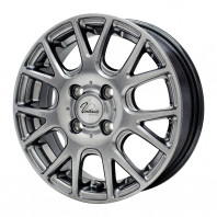 Verthandi YH-M7V 13x5.0 36 100x4 METALLIC GRAY + NANKANG AW-1 155/80R13 79Q スタッドレス
