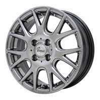 Verthandi YH-M7V 15x5.5 43 100x4 METALLIC GRAY + GOODYEAR ICE NAVI 7 185/65R15 88Q ｽﾀｯﾄﾞﾚｽ